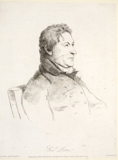 Général Picton, 19 décembre 1808, pub. William Daniell 1809 - George Dance